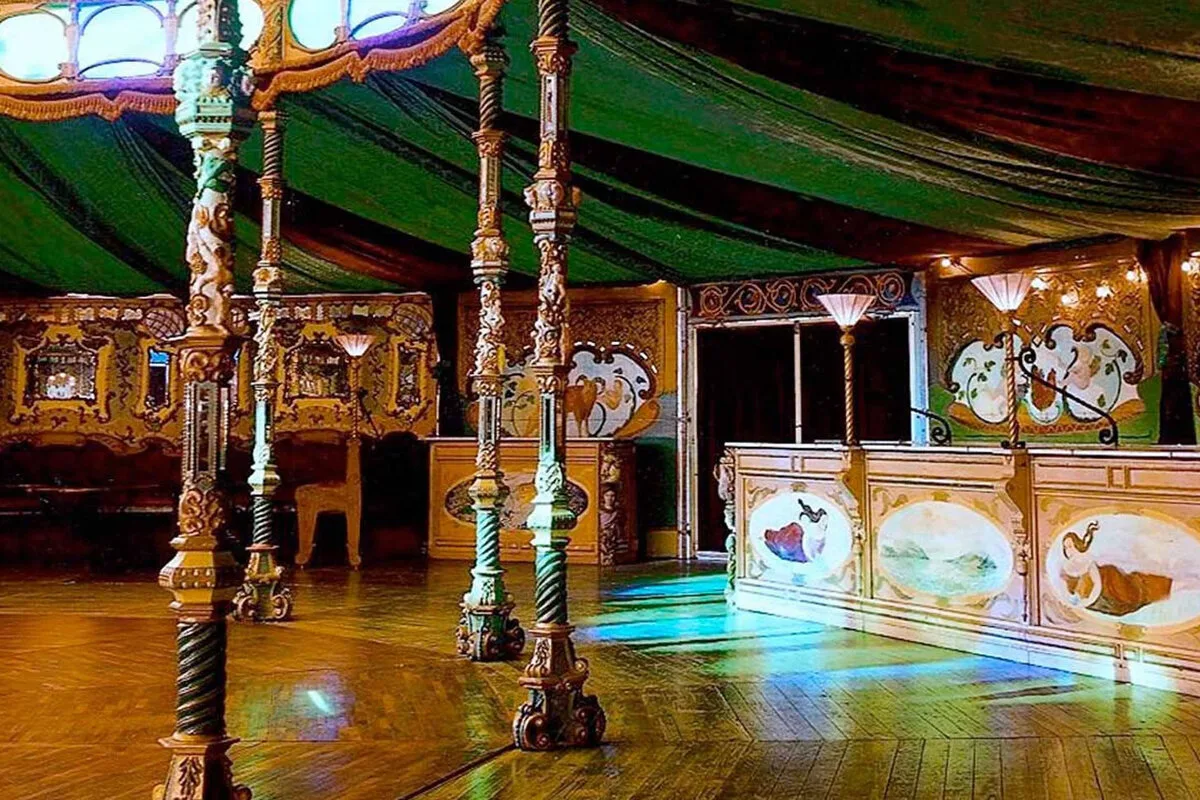 Inside the Spiegeltent
